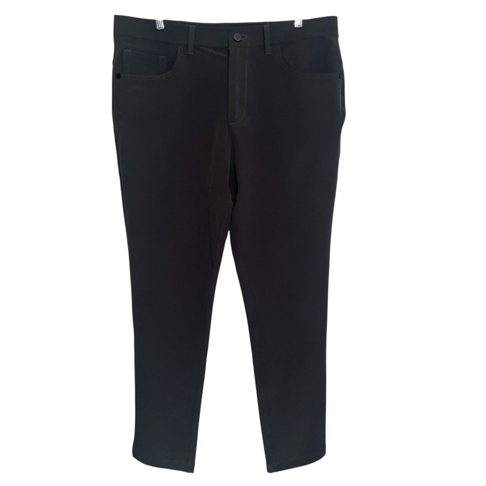 Public Rec Pants Mens 34x32 Dark Green Performance Stretch 5 Pocket Golf